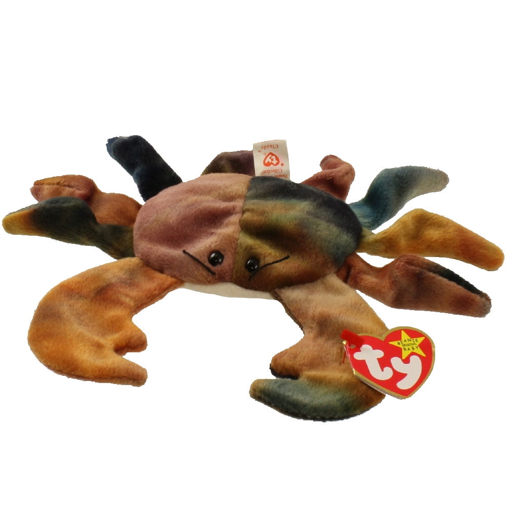 Claude the crab beanie baby